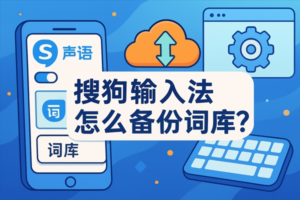 词库丢失怎么办？搜狗输入法数据备份与恢复方法