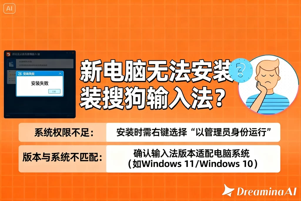 搜狗输入法权限不足无法运行？管理员授权方法